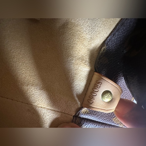 Louis Vuitton Luco M51155 Monogram Canvas Shoulder Tote Bag Zip Close Brown EUC - Picture 11 of 11